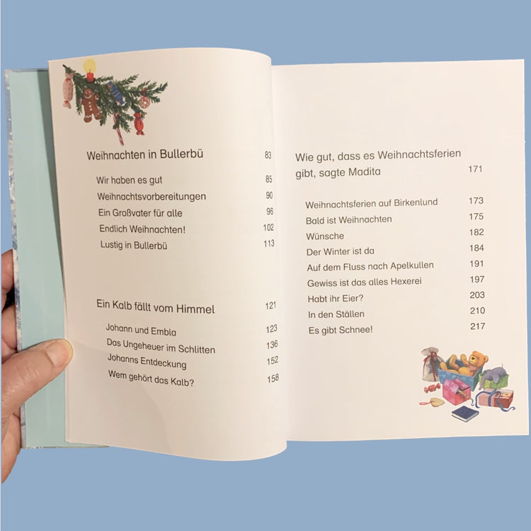 Astrid Lindgren "Weihnachten mit Pippi, Madita und Pelle” gebundenes Buch